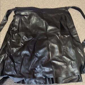 Pleather skirt